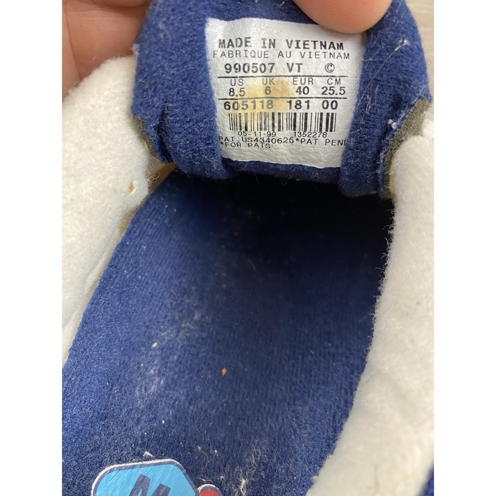 Nike Air Max Men's Vtg Running Shoes Blue Yellow White 605118-181 Y2K 8.5 - Picture 11 of 11